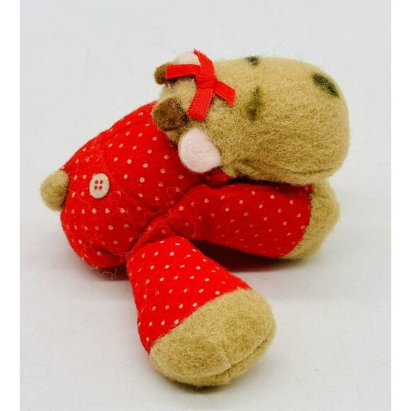 Heartline Ramona Reindeer Christmas Plush 3 inch Small Stuffed Animal - Picture 3 of 8